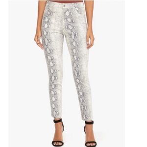 NWT Joe’s Jeans The Luna High Rise Cigarette Pristine Snake